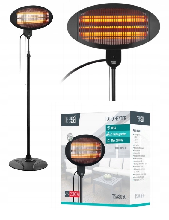 Elektrický ohřívač a ohřívač tepla Teesa