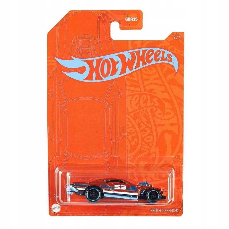 

Hot Wheels Orange Blue Project Speeder