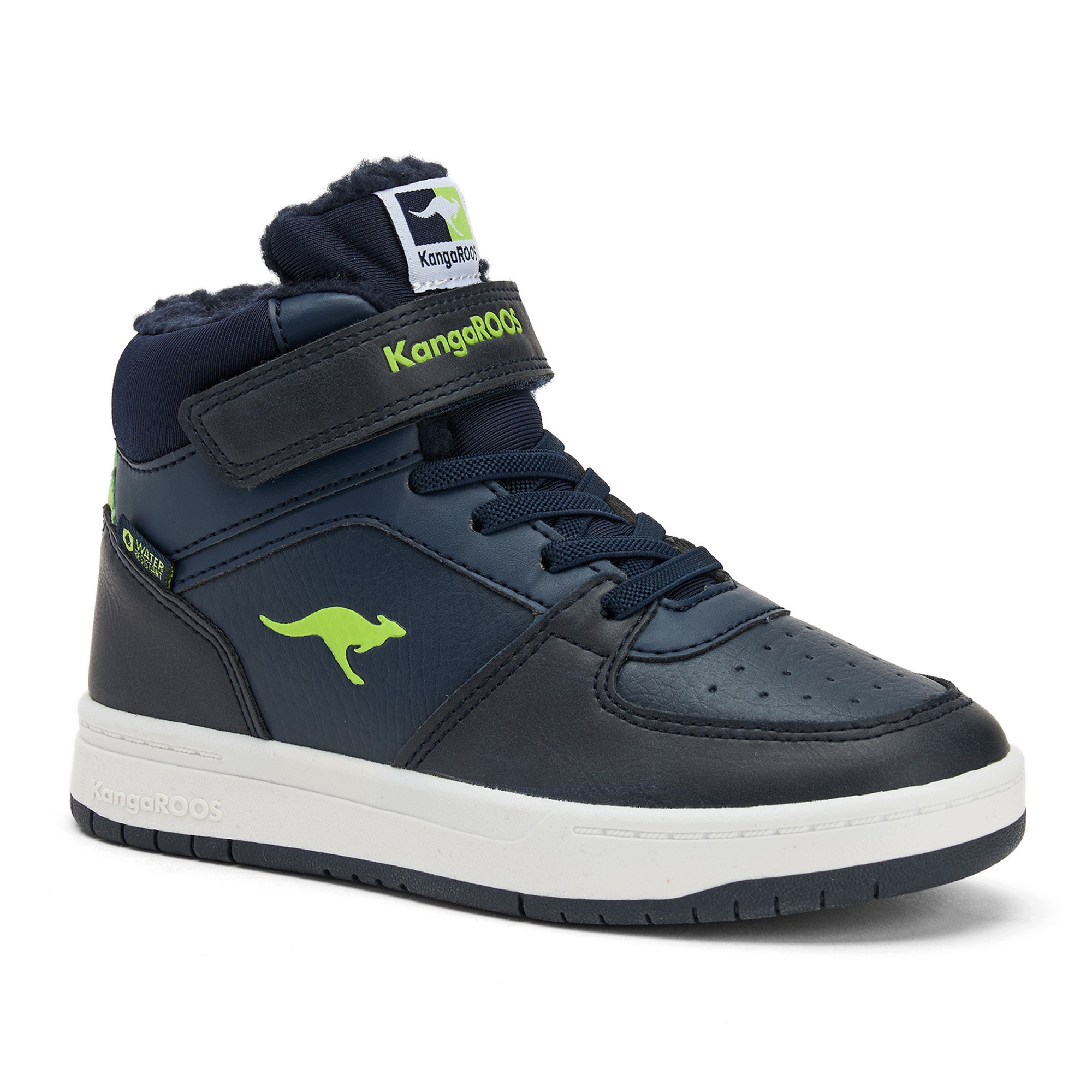 Buty dziecięce KangaROOS K-cp Bound Mid Ev dark navy/lime