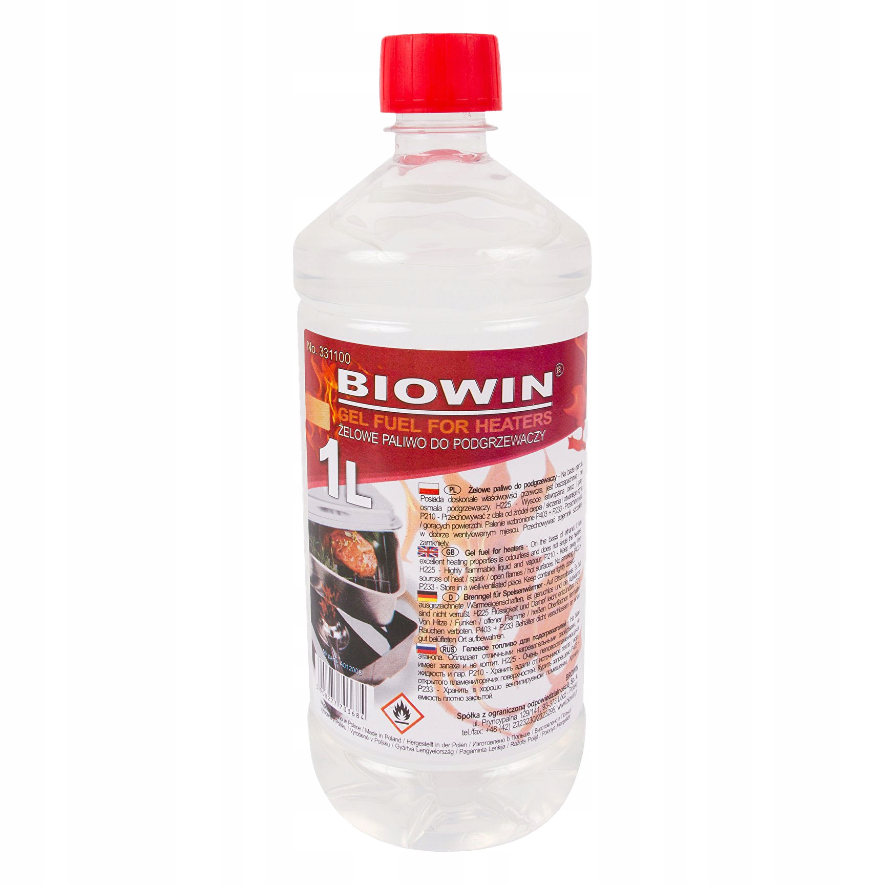 

Paliwo żelowe do podgrzewaczy Browin 1 l