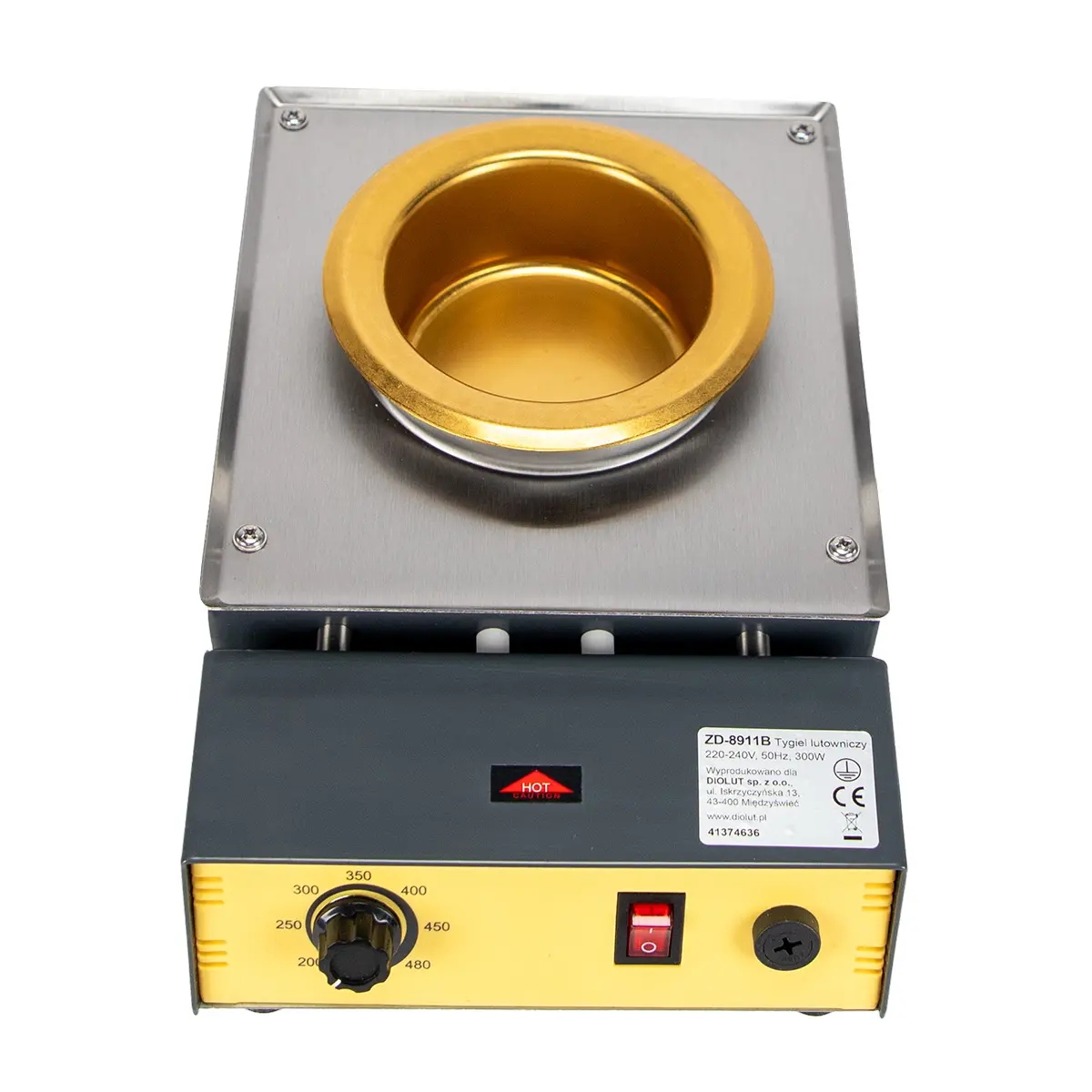 Kelímek na tavení cínu s vanou 80 mm 1350 g 300 W 480 °C Zd 8911B pájecí