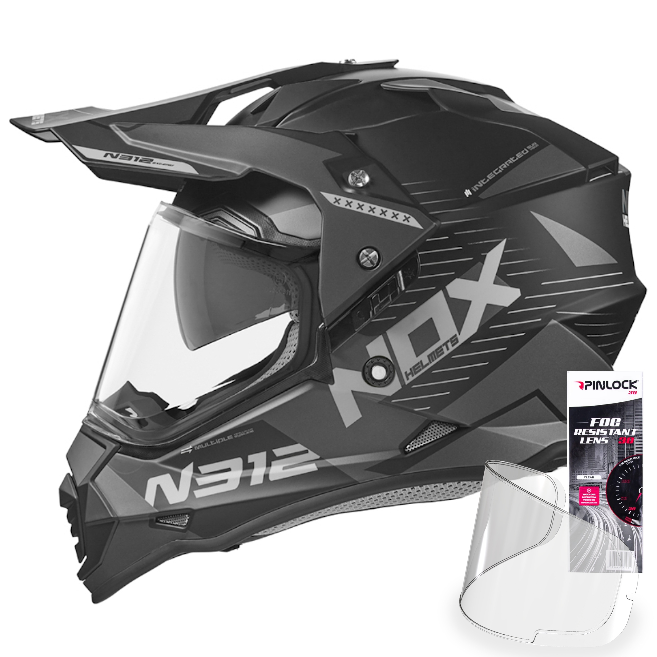 

Nox N312 Extend Kask Motocyklowy Cross+ Pinlock M