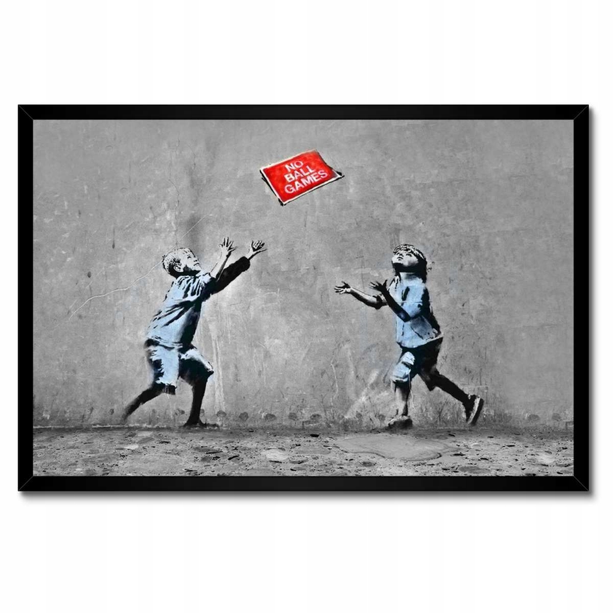 Plakáty v rámu 60x40 Banksy No Ball Games