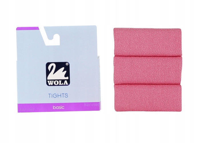 

Rajstopy Wola 128-134 gładkie bawełniane odc. różu