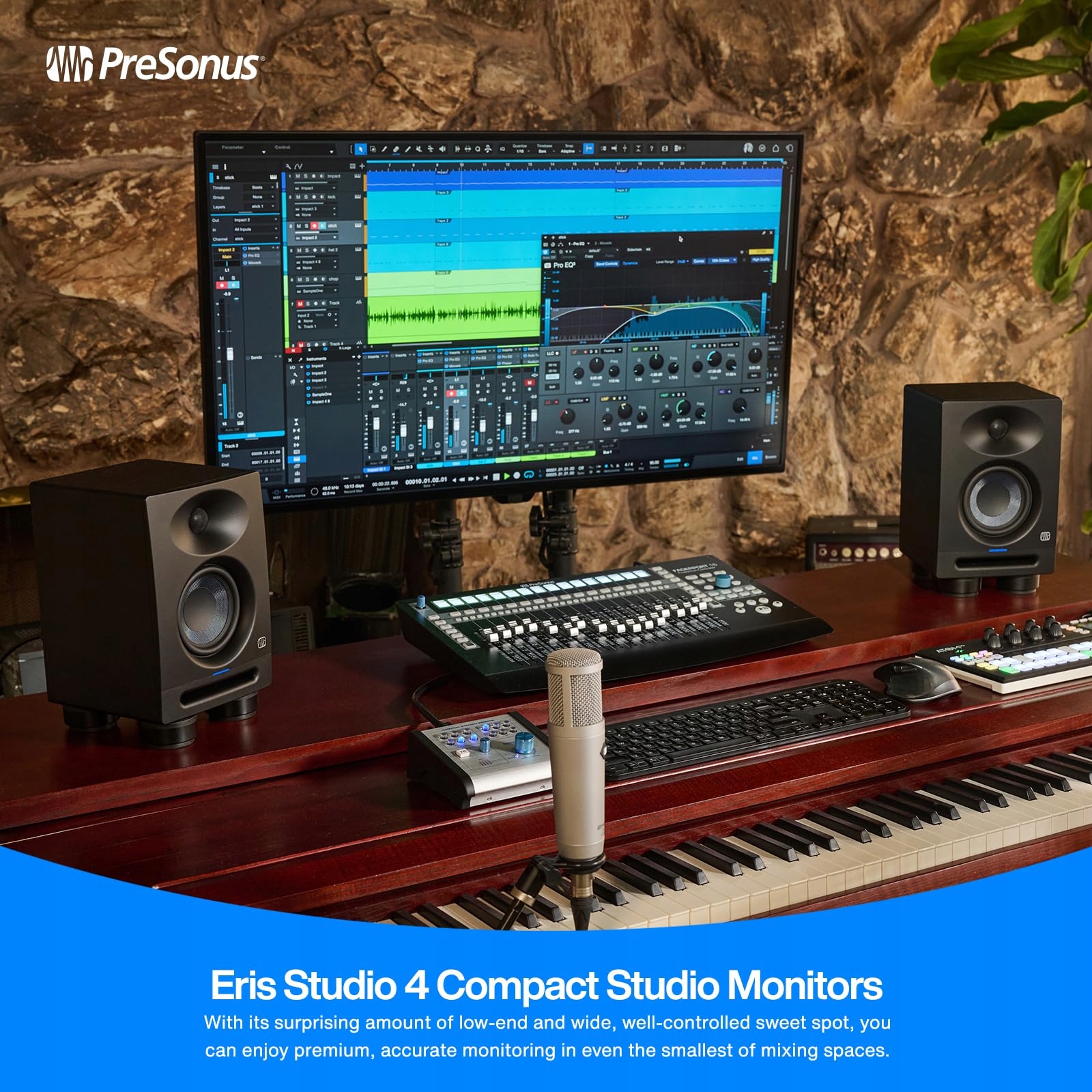 PreSonus Eris Studio 4 Moc znamionowa RMS 50 W