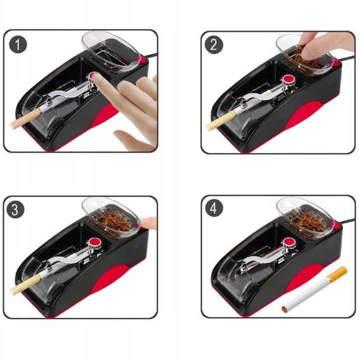 ELEKTRYCZNA MASZYNKA NABIJARKA DO PAPIEROSÓW BLETEK DO NABIJANIA ZESTAW XXL Rodzaj inny