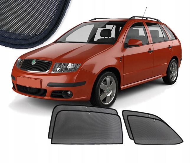 Шторы на заказ Skoda Fabia 1 и универсал 2000-2007