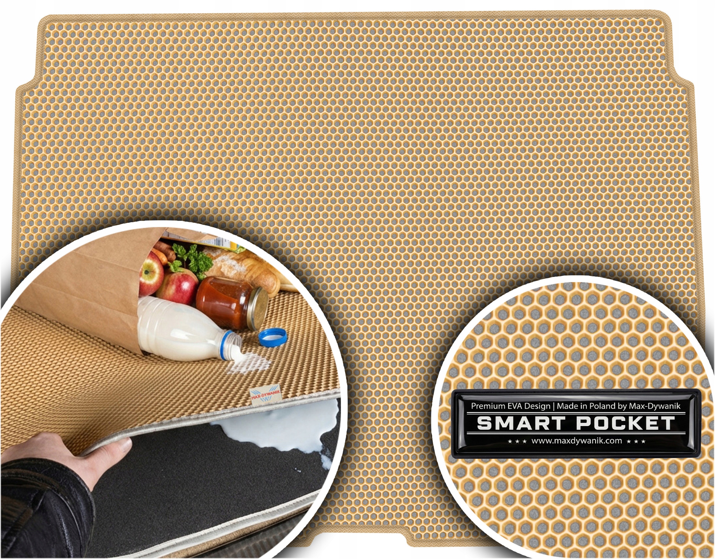Mercedes ML W163 Suv 1997-1998 Vložka batožinového priestoru Eva Smart Pocket Béžová
