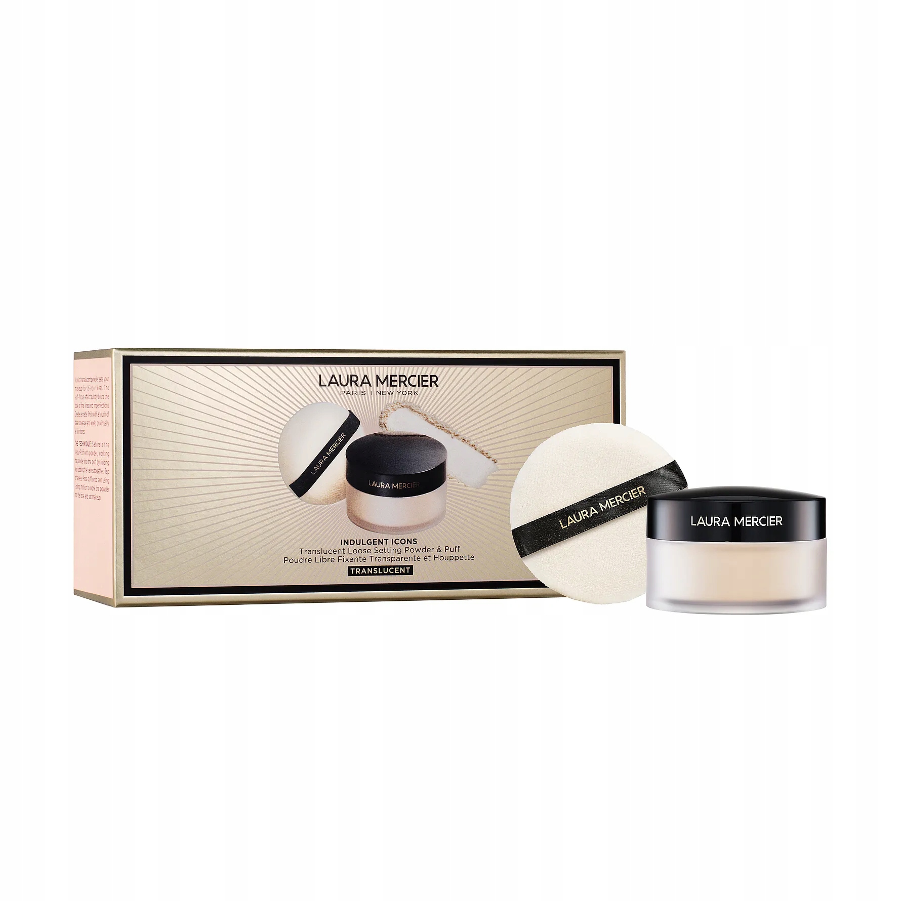 Laura Mercier Indulgent Icons Translucent Loose Setting Powder Puff