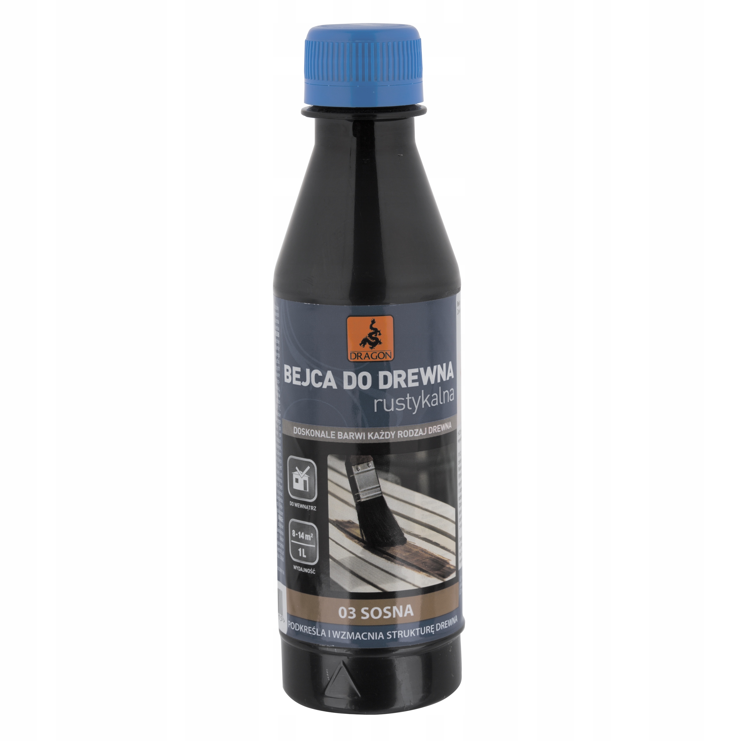 Dragon Bejca Do Drewna Rustykalna 0,2 l palisander