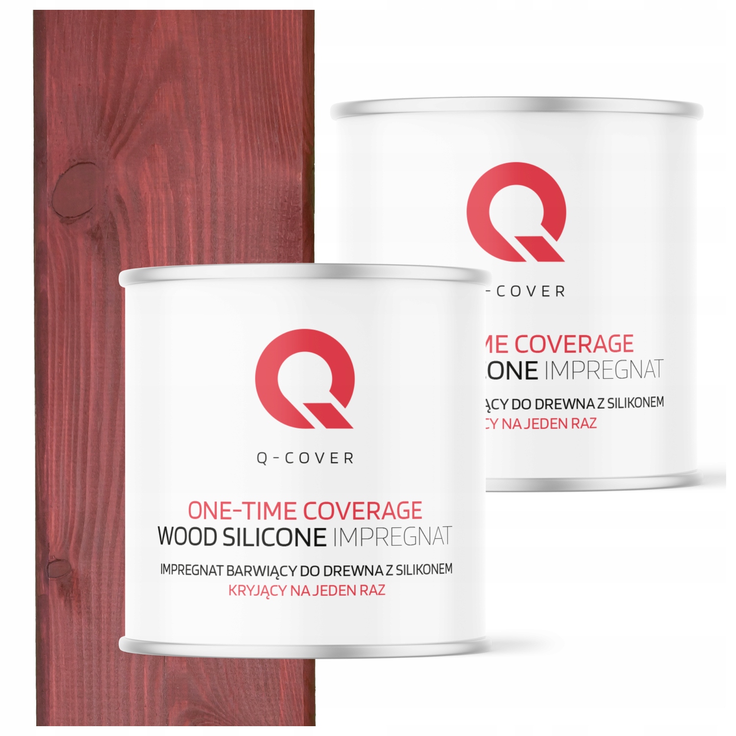 Impregnace Na Dřevo, Krycí Na Jedno Použití Barva, Barva Višeň 2X2,5L