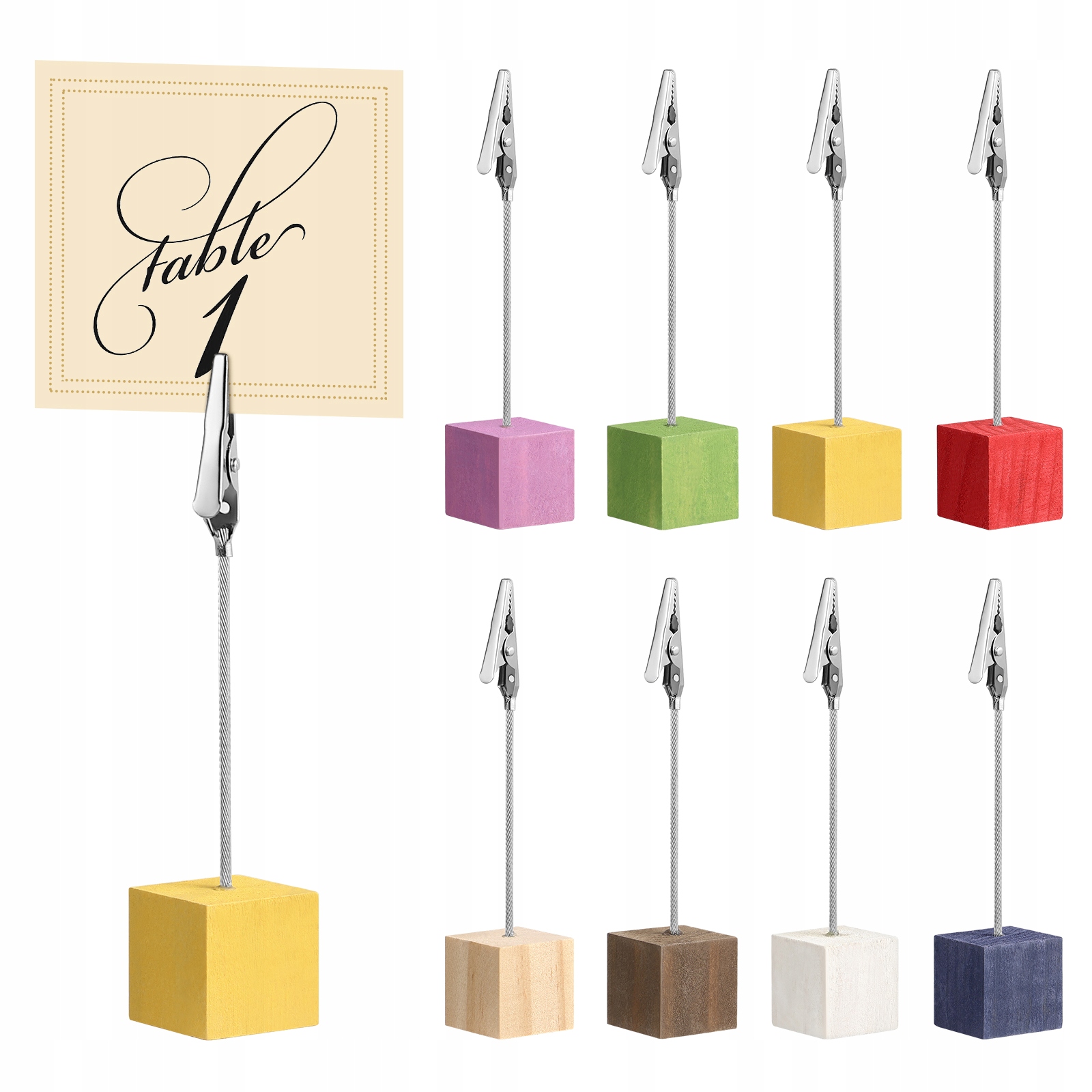 UCHWYT MEMO CLIP STOJAK NA ZDJĘCIA UMIEŚĆ KLIPY NA KARTY