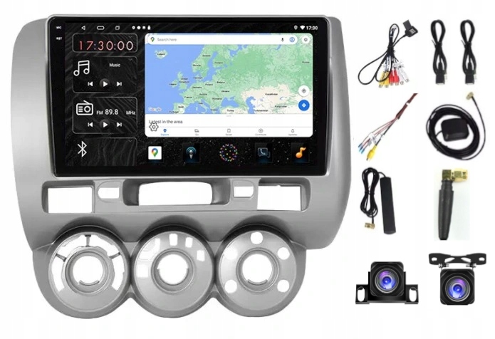 Rádio Navigácia Carplay Gps Android Honda Jazz 2001-2008 6GB 128GB Sim