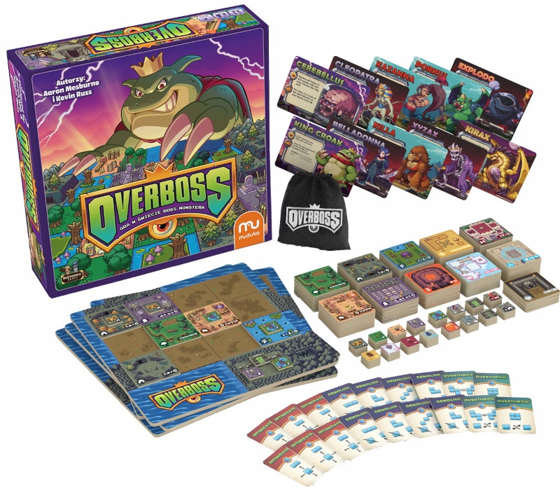 Muduko Overboss Gra Planszowa Strategiczna W Świecie Boss Monstera 5+