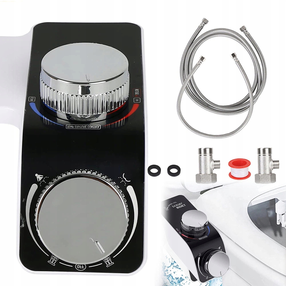 Bidetová Mycí Podložka Na Wc S Dvojitými Tryskami, Sada