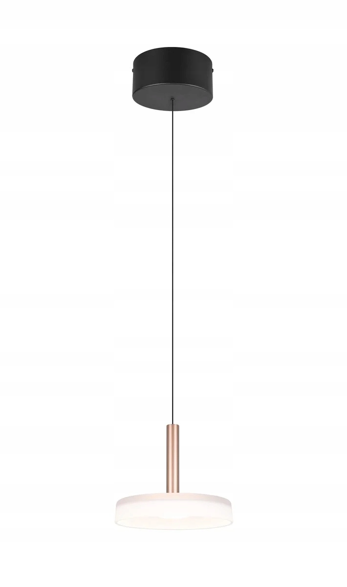 Stropná lampa Celeste Trio Led 10W, sklo-kov, hnedá-čierna, stmievateľná