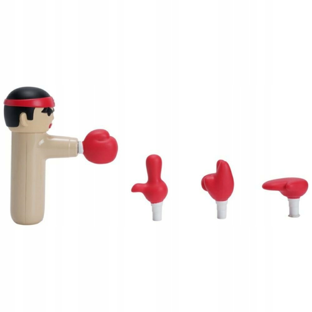 Mini masážní pistole 4smarts Acecool KungFu Boxer béžová