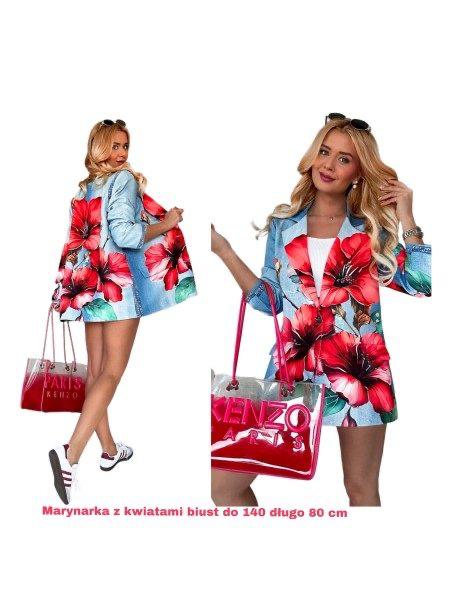 Marynarka Damska Żakiet Płaszczyk Duża XL