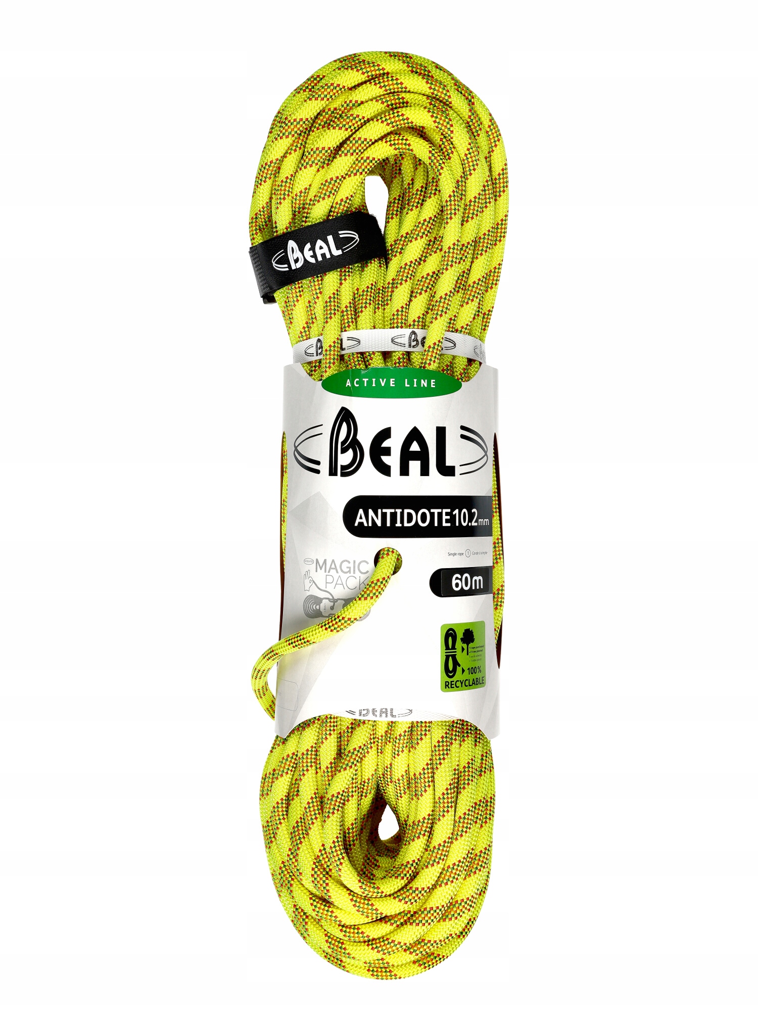 Lezecké lano Beal Antidote 10,2 mm 60 m žluté