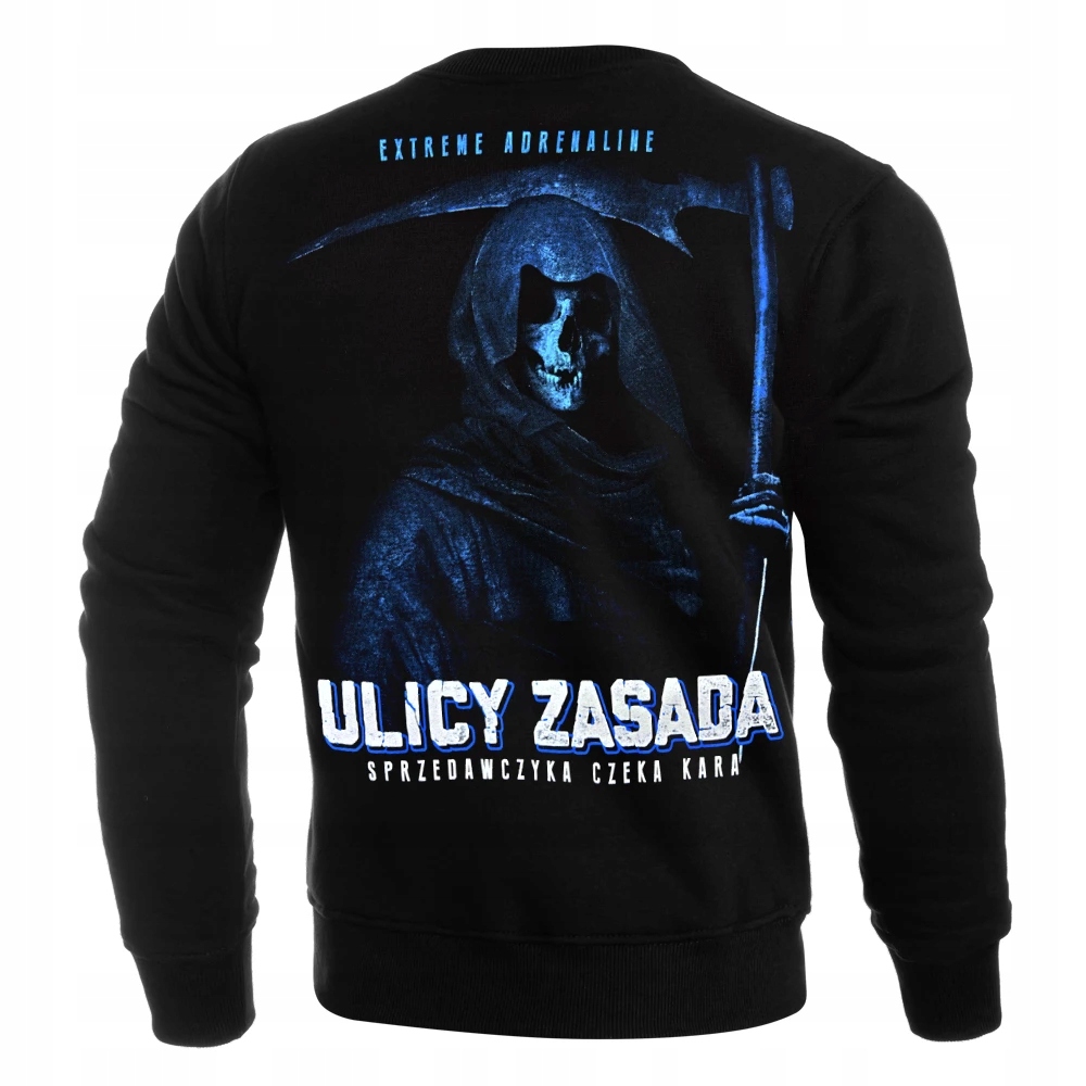 Pánská Mikina klasická Extreme Adrenaline Acab Ulice Pravidlo Smrt vel. 4XL