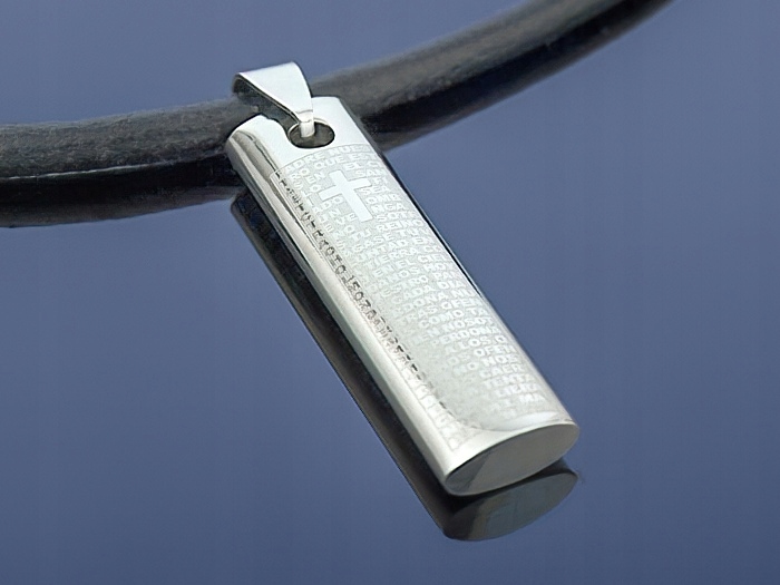 Zawieszka + rzemień * PADRE NUESTRO / OJCZE NASZ