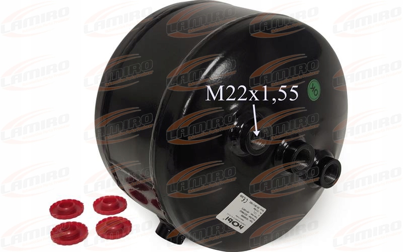 ZBIORNIK POWIETRZA 7 5L MERCEDES 246X227 5MM