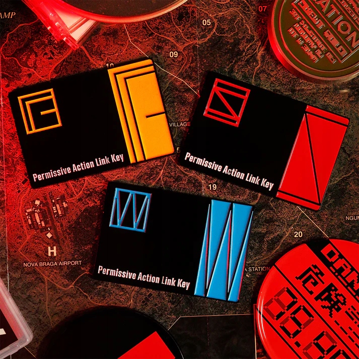 Sada 3 klíčových karet Metal Gear Solid v limitované edici