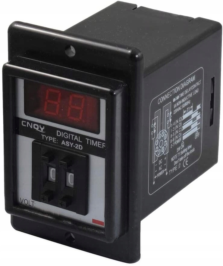 Przekaźnik czasowy Timer ASY-2D 230V AC 99 min.