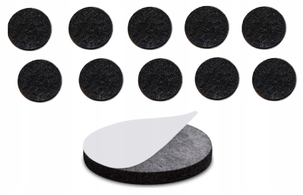 Kółka do Fotela Kauczuk Guma 11mm 5szt Marka inna