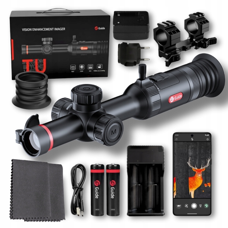 Termovizní dalekohled Guide TU425SE 3.0 běžka montáž sada