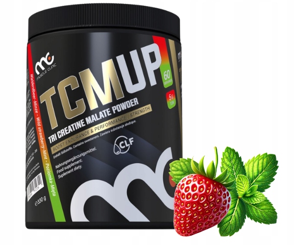 Muscle Clinic Tcm Up 330G Jablečný Kreatin Atp Síla Vodováha s mátou