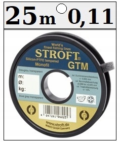 Żyłka Stroft Gtm 0,11 mm 25 m 1,60 kg zawodnicza nr.1 na świecie