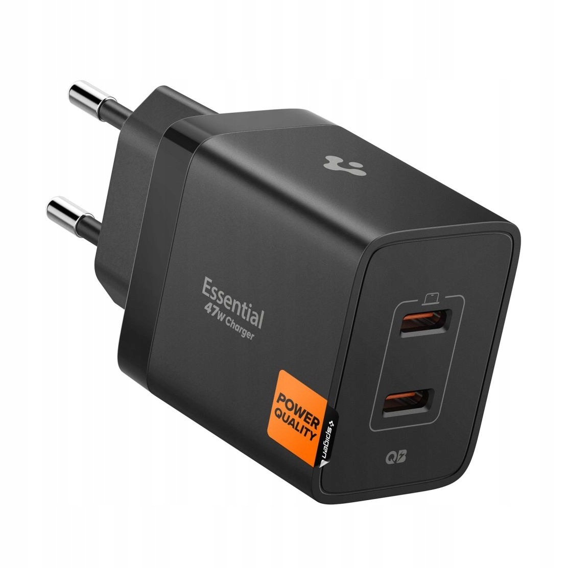 Ładowarka sieciowa 2x Usb-c 47W Spigen czarna