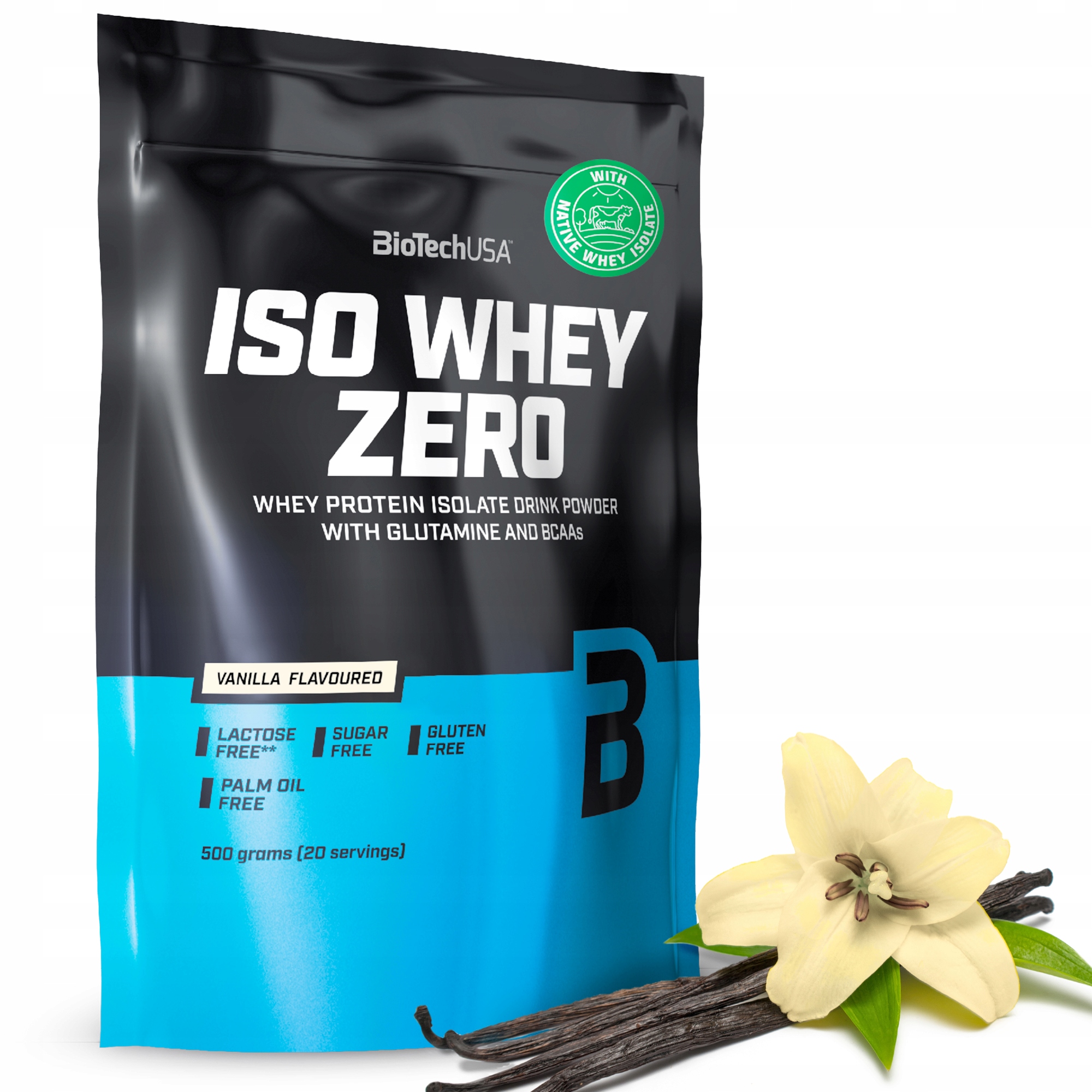 BIOTECH ISO WHEY ZERO 500g PROTEIN ISOLATE WPI EAA