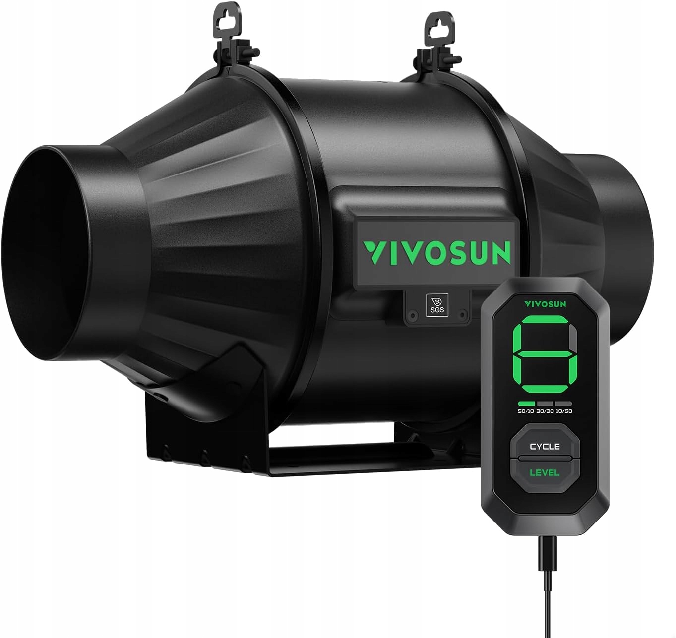 Vivosun VSV-AZT4-EU výstupný ventilátor AeroZesh T4 s reguláciou rýchlosti