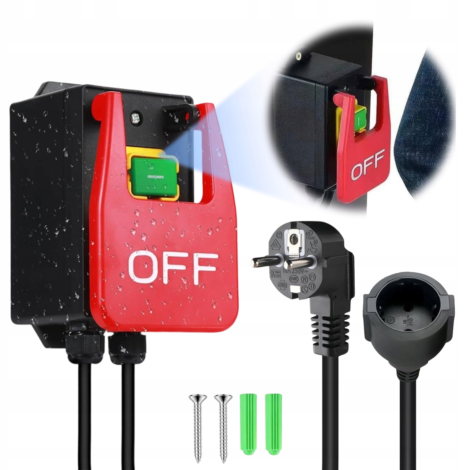 Awaryjny Wyłącznik Elektromagnetyczny Ce Do Niebezpiecznych Urządzeń