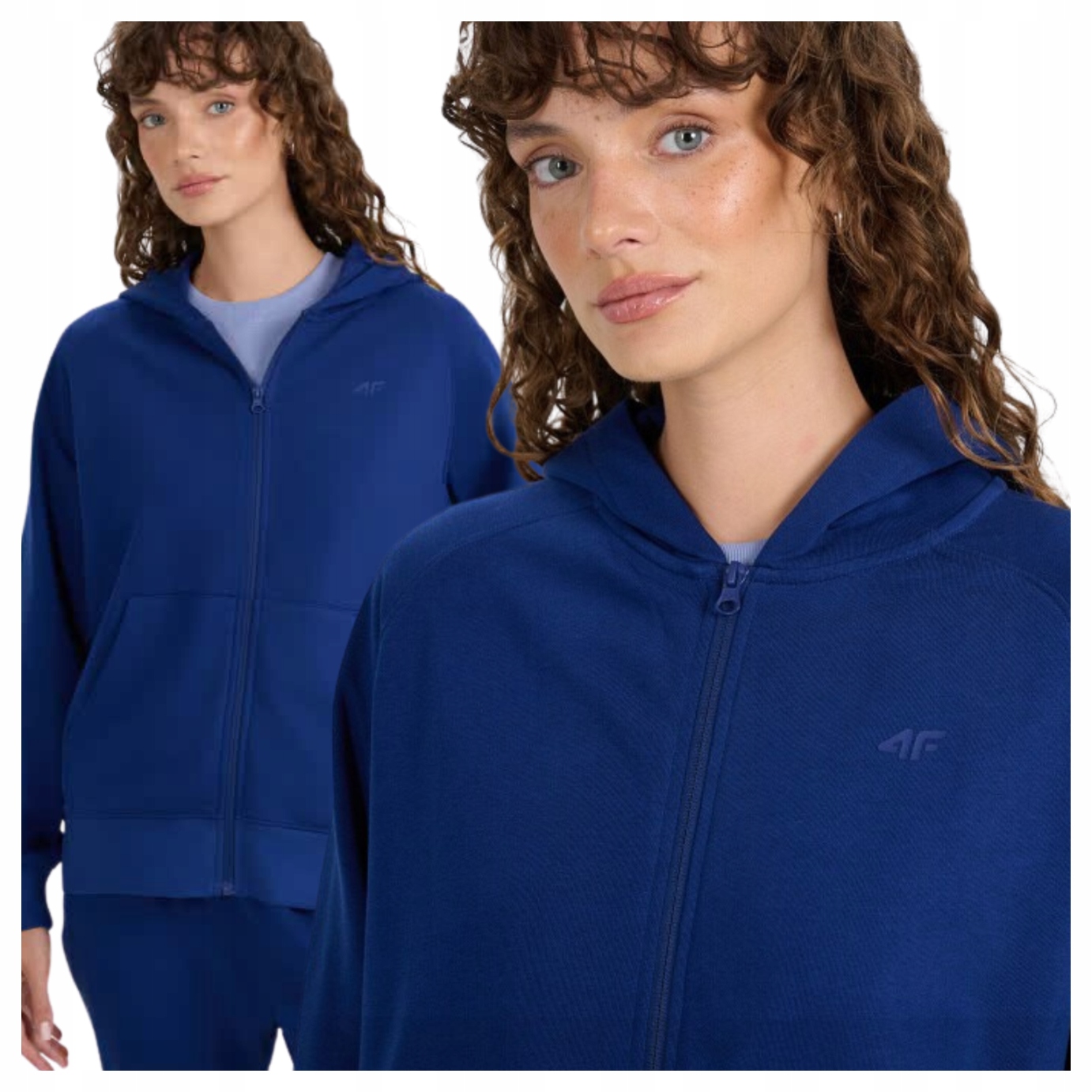 Dámská Mikina 4F S Kapucí , teplá, sportovní