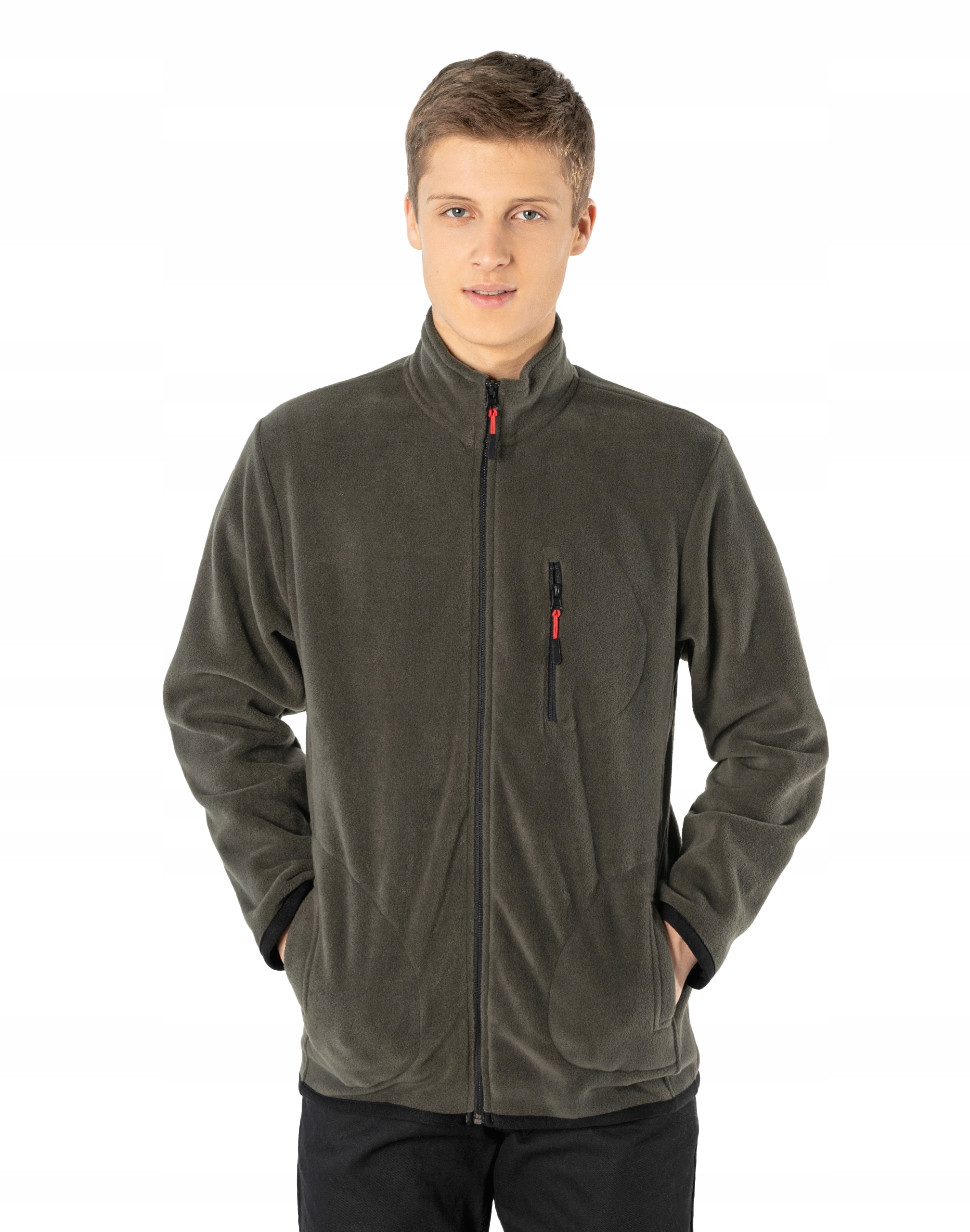 

Ciepła Bluza Polarowa Męska Polar Męski 8002-4 XXL