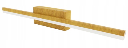 Led Koupelnové Nástěnné Svítidlo 12W Nad Zrcadlo Skříňka Obraz Borovice Dřevopodobný IP44