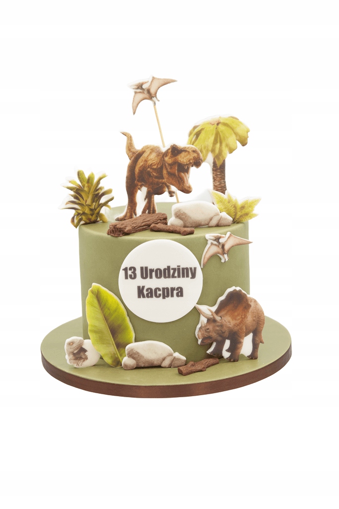 Levně Sada dekorací Dort Realistické dinosaury 14 ks