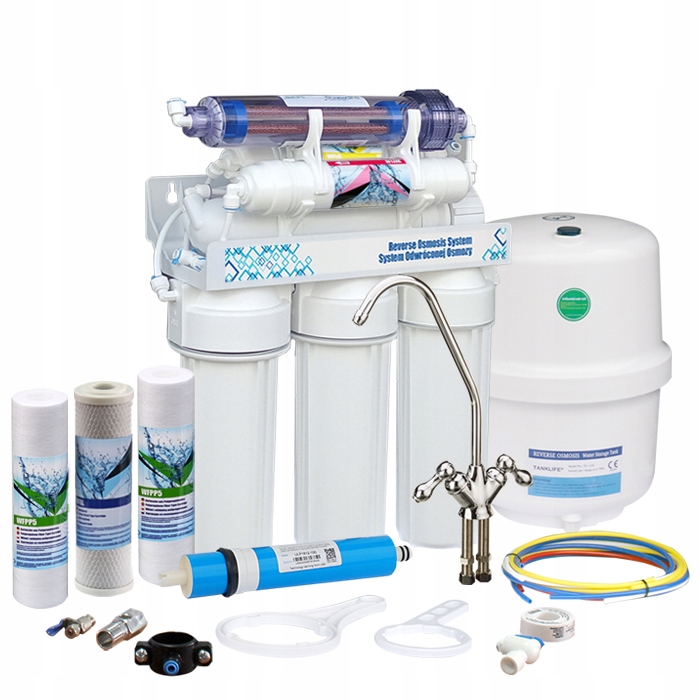 RO7, Odwrócona Osmoza, Vontron 75 Gpd, węgiel, minerał, Bioceramika.