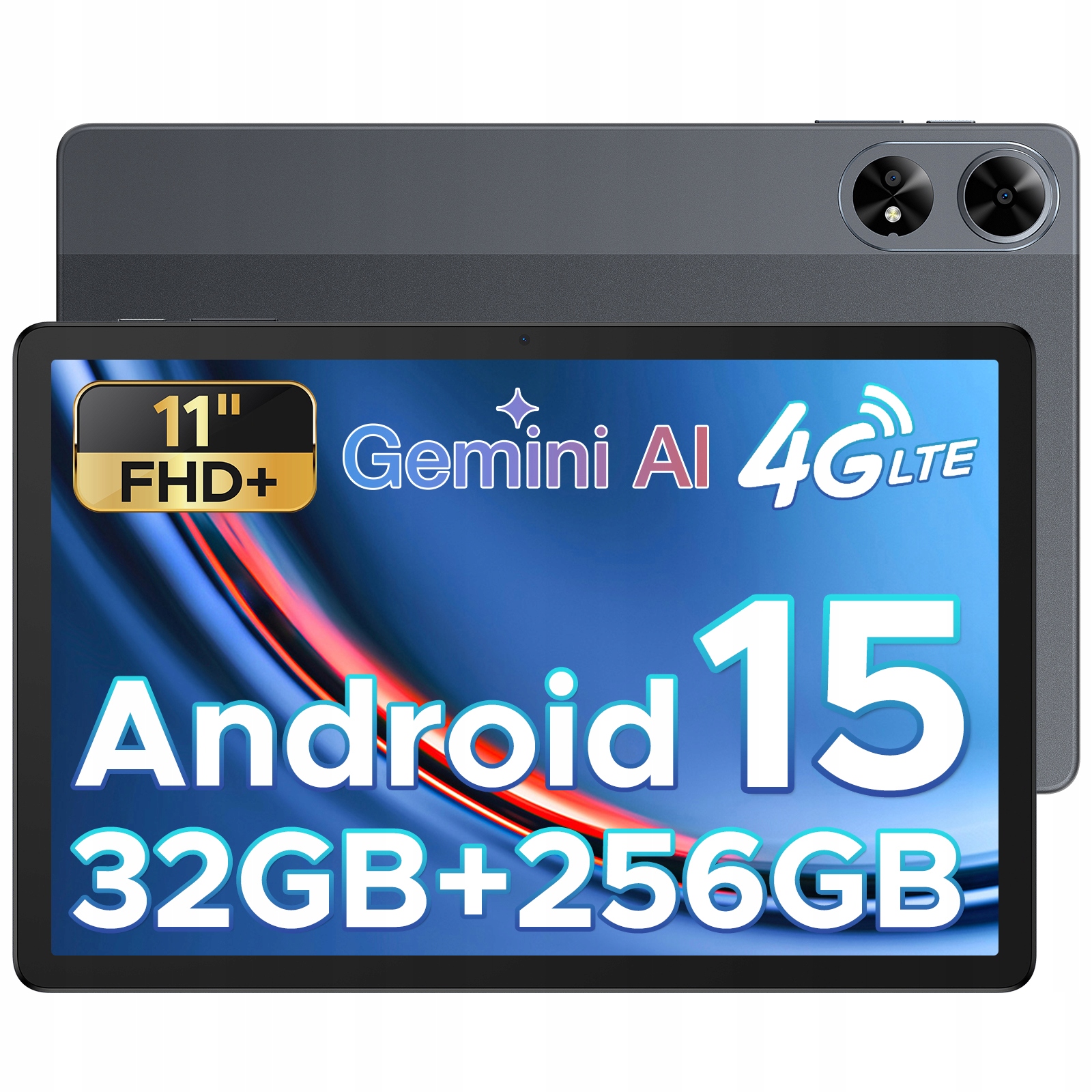 Doogee TabG6+ 11" 90Hz 32+256GB 8000mAh Dual Sim Android 15 GPS/OTG/4G Lte