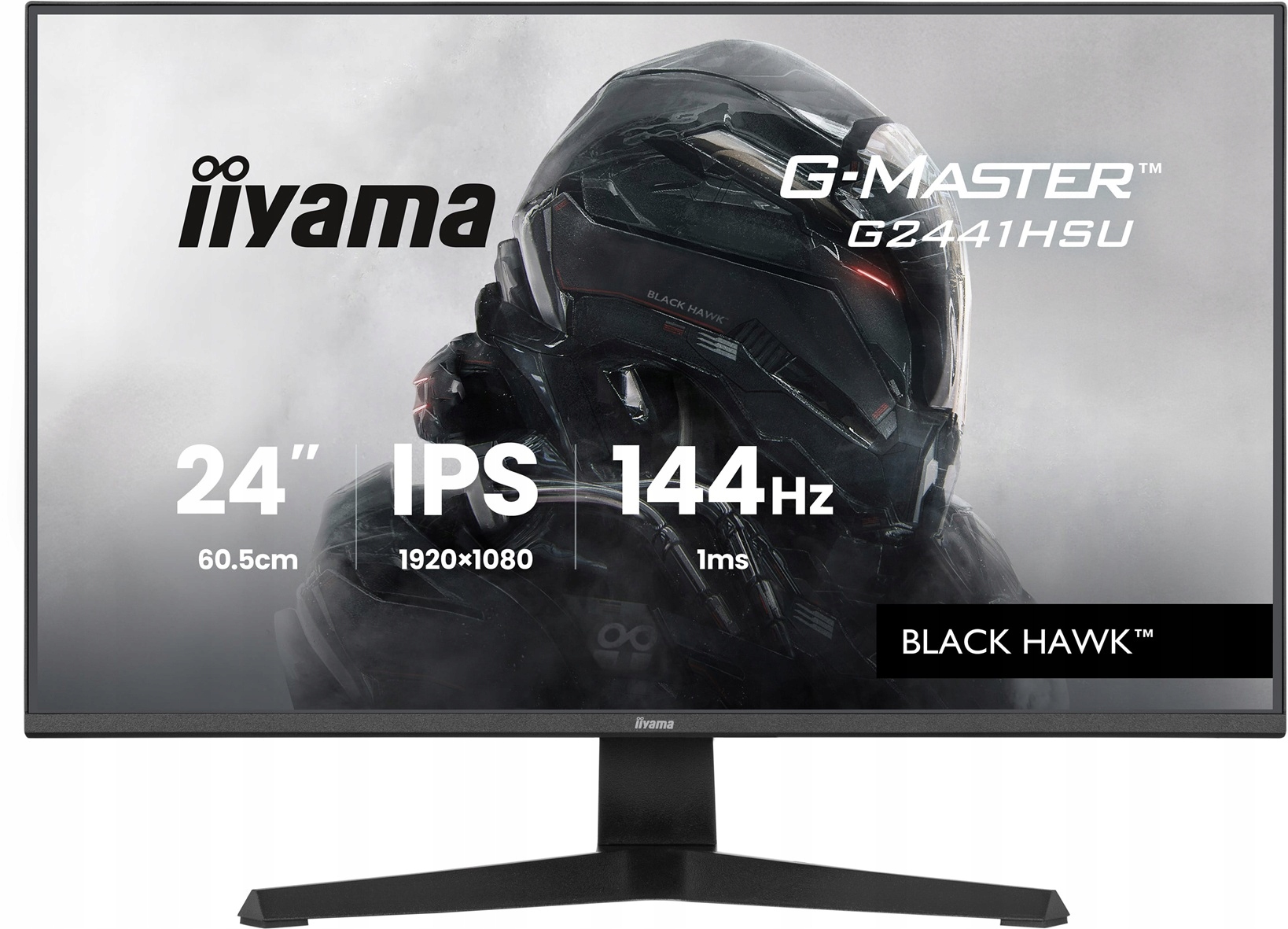 24" monitor iiyama G-Master G2441HSU-B1 Fhd Ips Led 144Hz 1ms Hdmi Dp