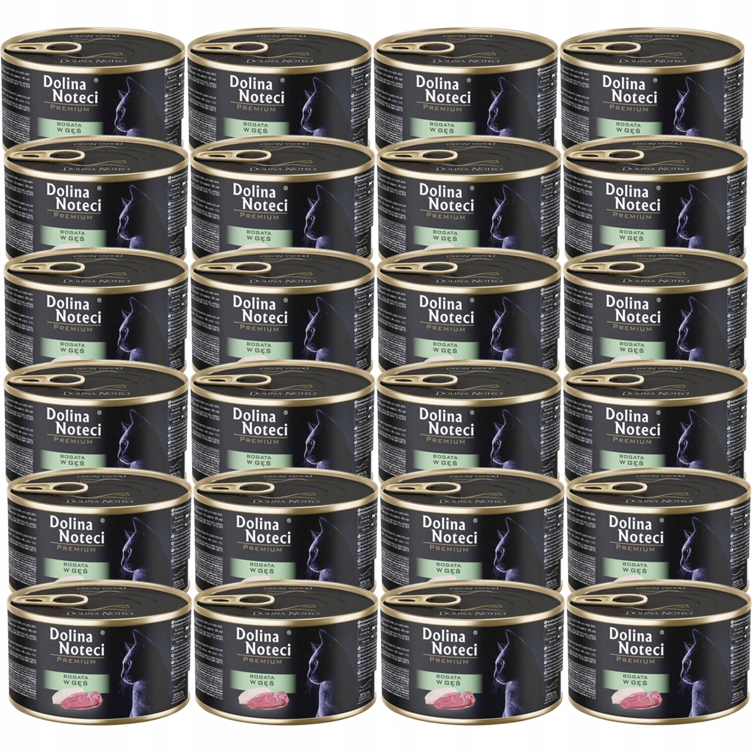 Dolina Noteci Premium Krmivo mokré pro kočky Husa 24 x 185 g bez obilovin