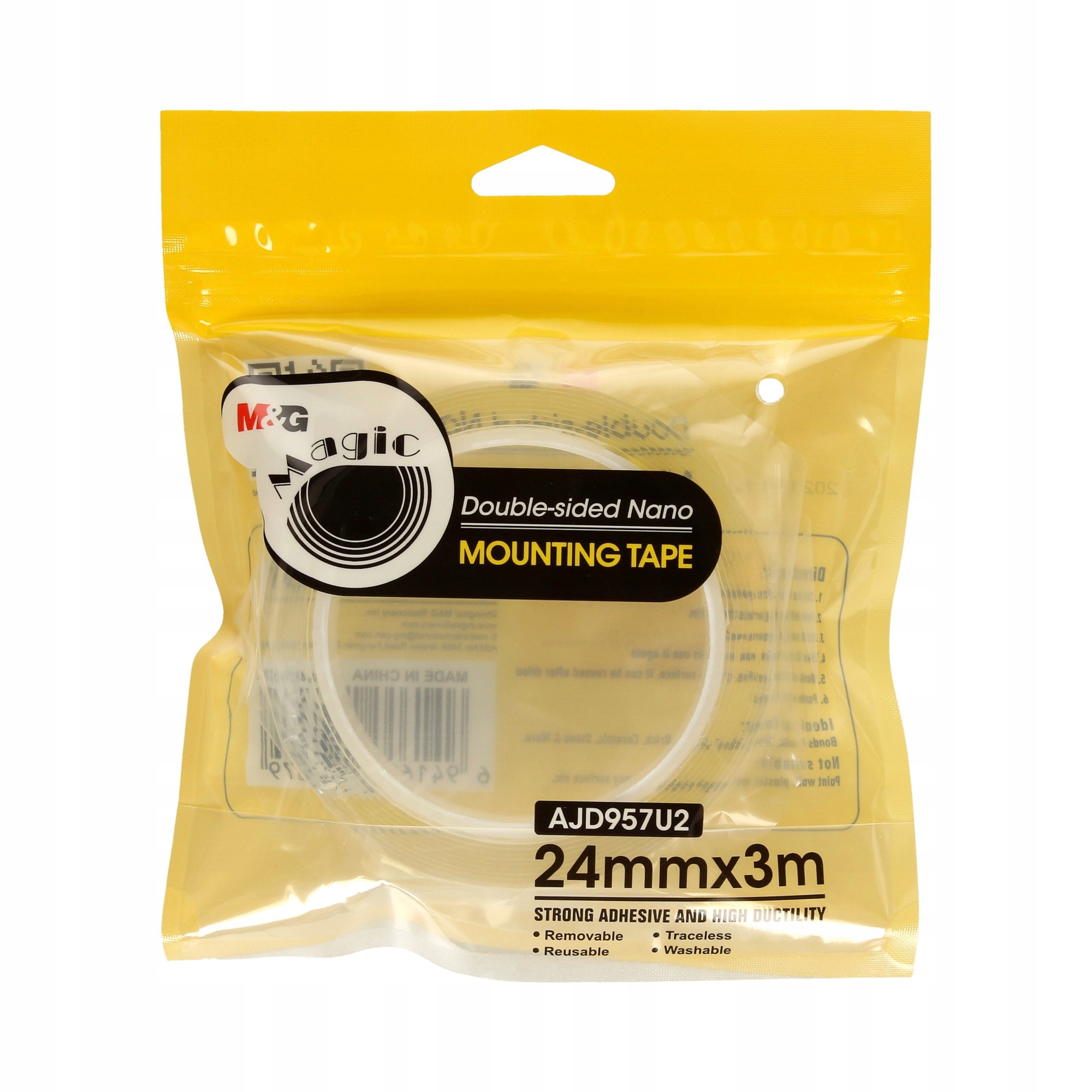 Taśma NANO tape dwustronna przezroczysta 24mmx3m (657U2) • Cena, Opinie