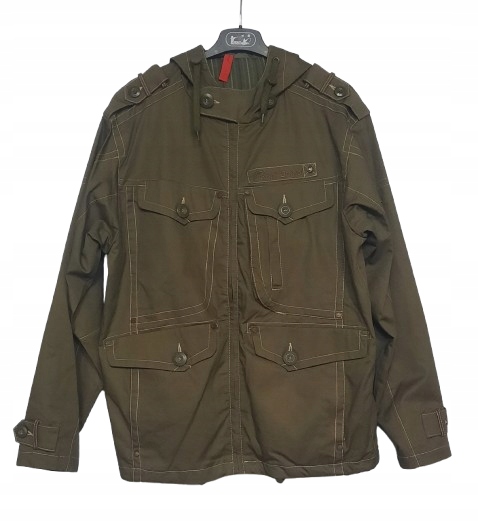 Kurtka myśliwska Z Kapturem Graff 610-OL do lasu lekka rozpinana r. S