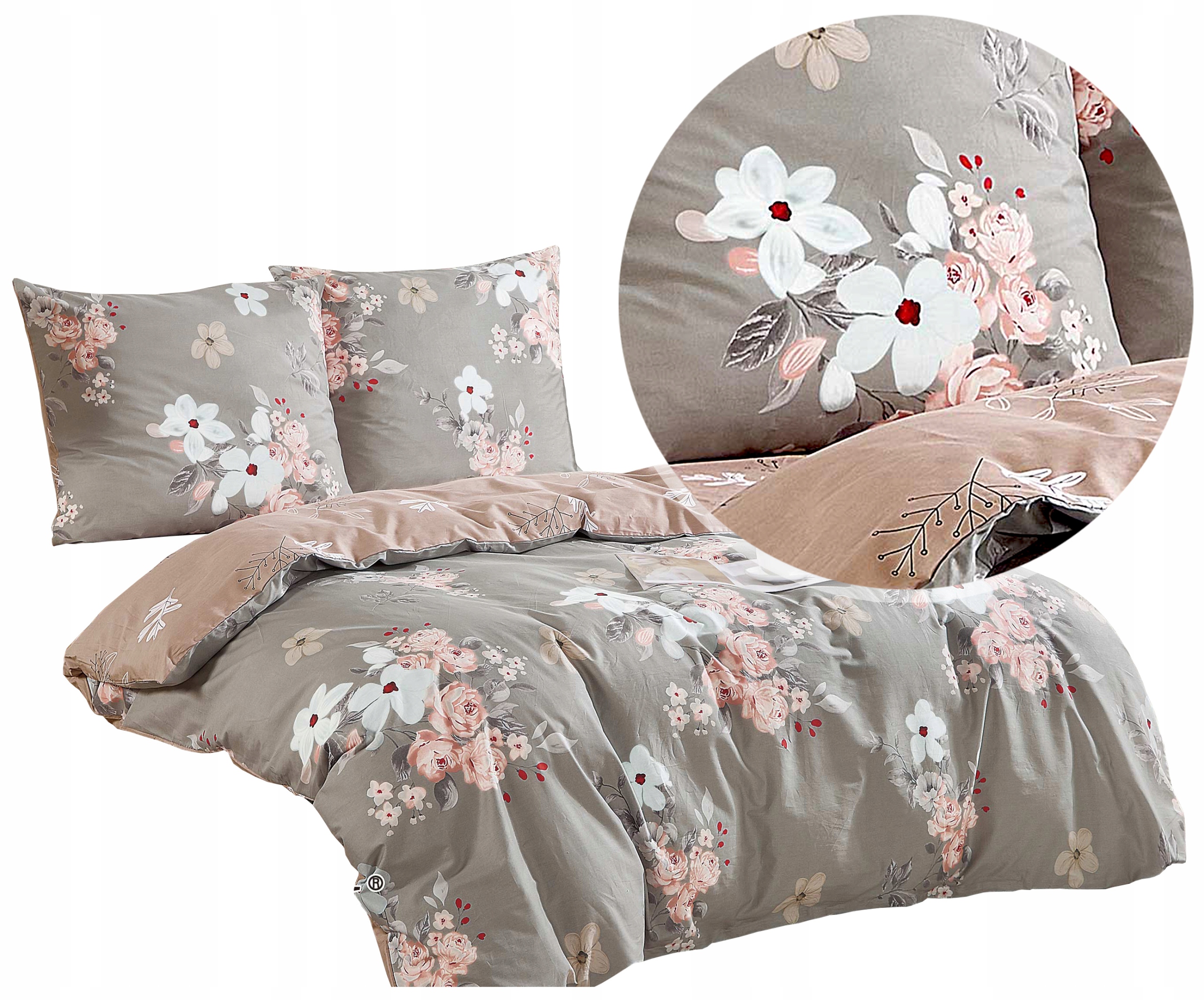 Pościel 200x220 Elway 100% Bawełna Komplet Pościeli Satynowej Nowe