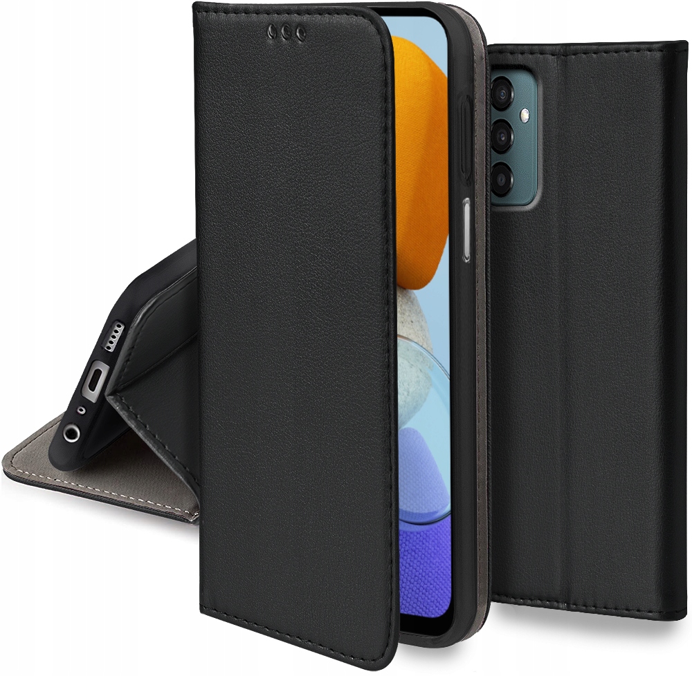 

Etui Smart Magnet Szkło 9H do Samsung Galaxy M13