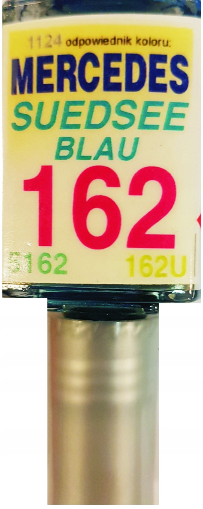 Mercedes 162 5162 Suedseeblau Lakier Samochodowy Zaprawka Do Rys 10 ML Ara