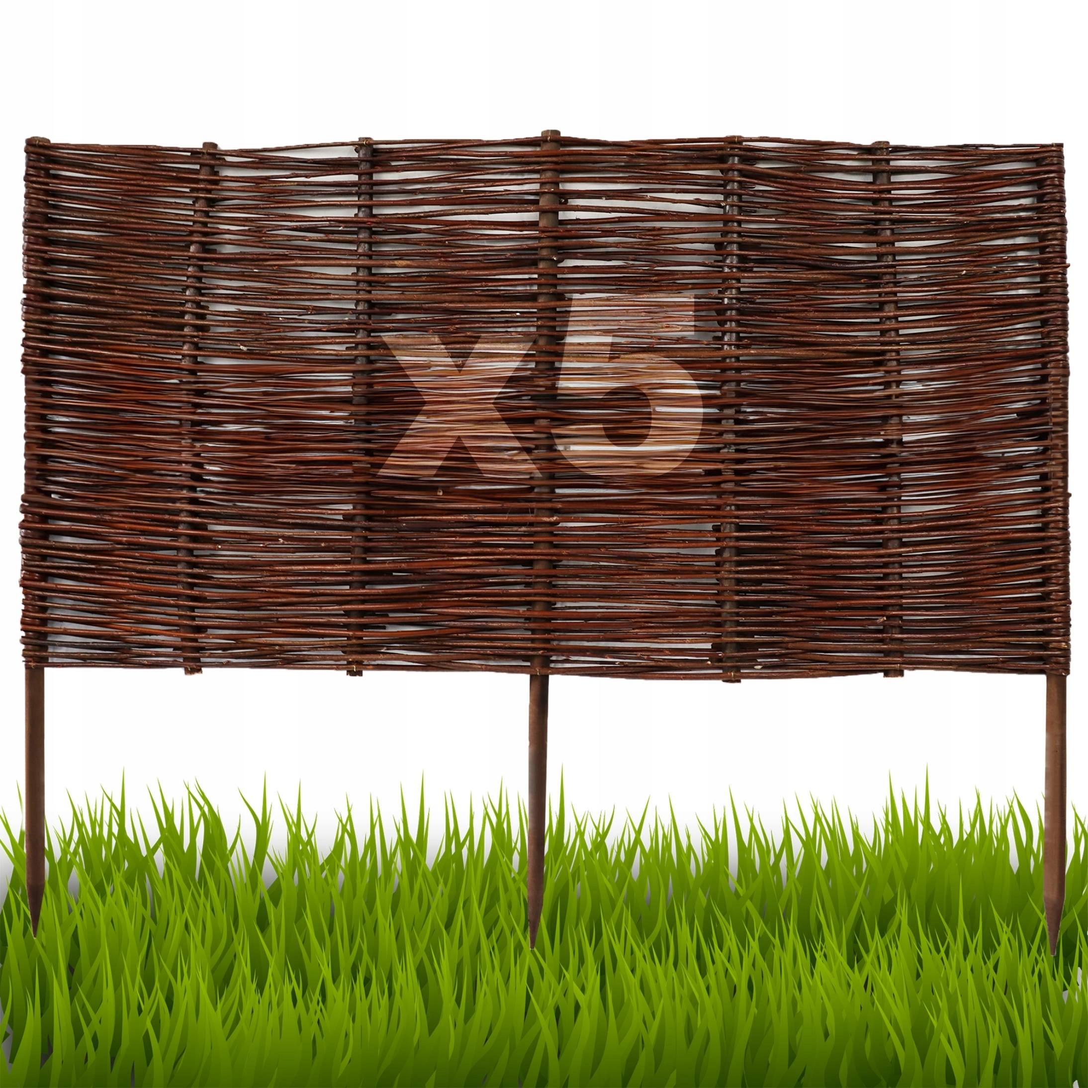 5 kusů Palisáda, plot trávníkový lem 40/100 cm Výrobce